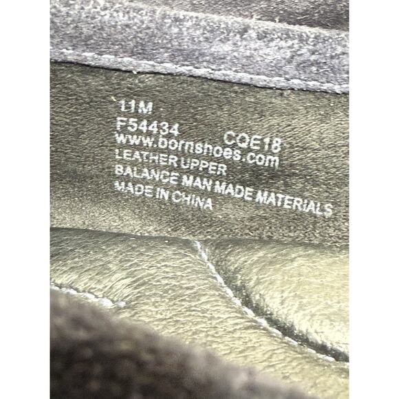 Born Kasa Driving Loafers Womens 11 M Navy Blue Suede Slip On Moccasin Flats - Picture 11 of 11